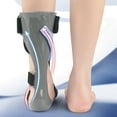thumbnail image 1 of Foot Drop Brace Elastic Straps, Ankle Foot Orthosis for Muscle Weakness, Posture Correct, Half Sole Design, 4 Tension Levels, Versatile Usage, 1 of 7