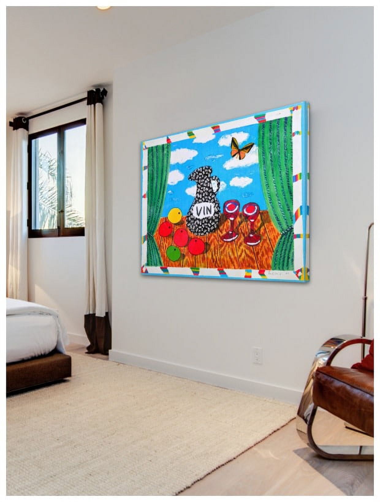Marmont Hill "Le Vin" by Wayne Ensrud Painting Print on Canvas