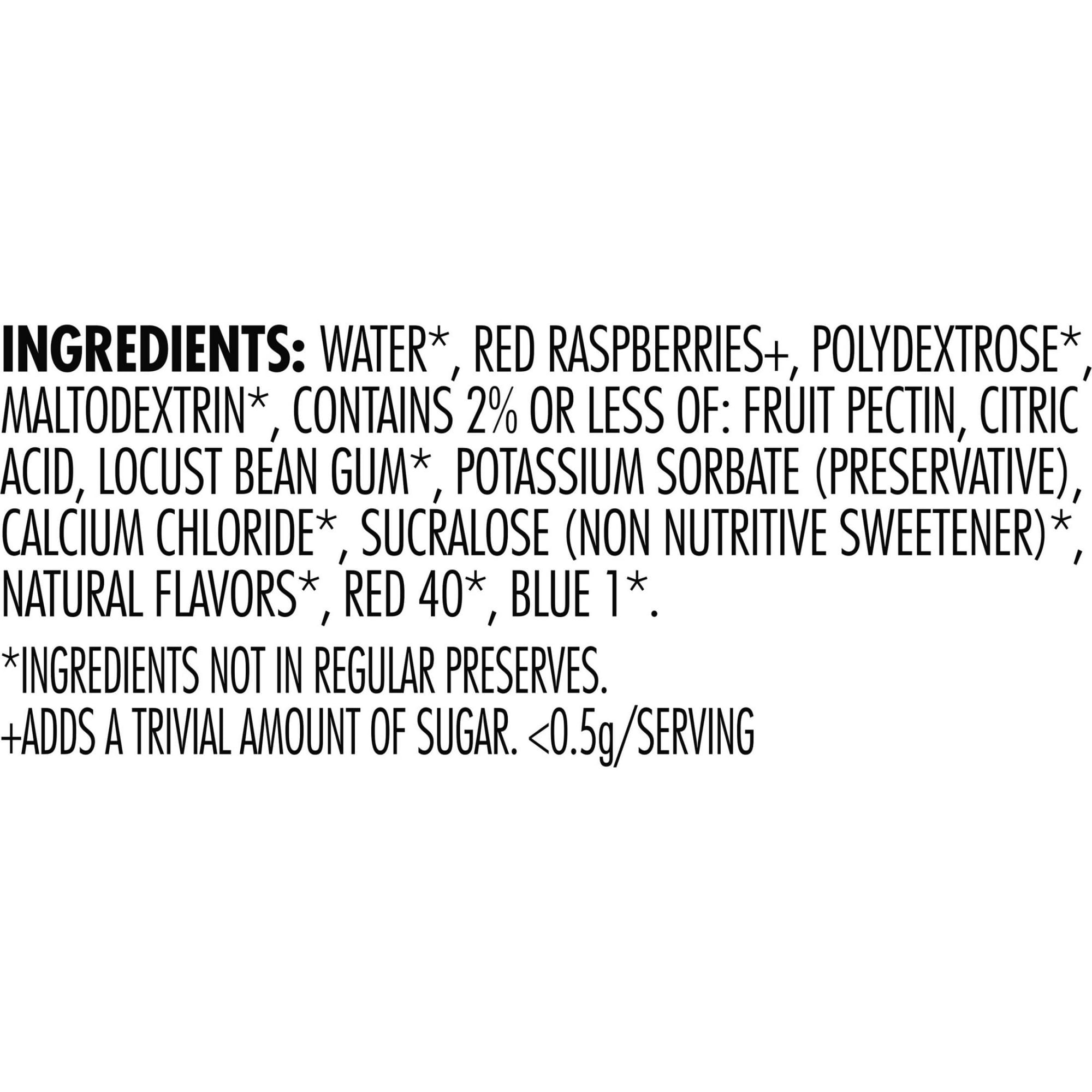 Smucker's Sugar Free Red Raspberry Preserves, 12.75 oz