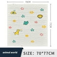 thumbnail image 2 of Gray 70x77cm PE Foam Self Adhesive 3D Wall Stickers Wallpaper, 2 of 7