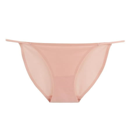 

nsendm Women Casual Sexy Solid Color Multicolor Comfortable Womens Low Waist Briefs Panties Womens Panties Pack No Show Underpants Watermelon Red One Size