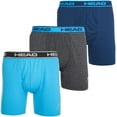 thumbnail image 5 of HEAD Mens Performance Boxer Briefs - 6-Pack Mystery Colors Stretch Underwear Breathable No Fly Up to Size 5X, 5 of 8