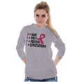 thumbnail image 5 of Breast Cancer Have Hope Pink Ribbon Women's Long Sleeve T Shirt Brisco Brands L, 5 of 6