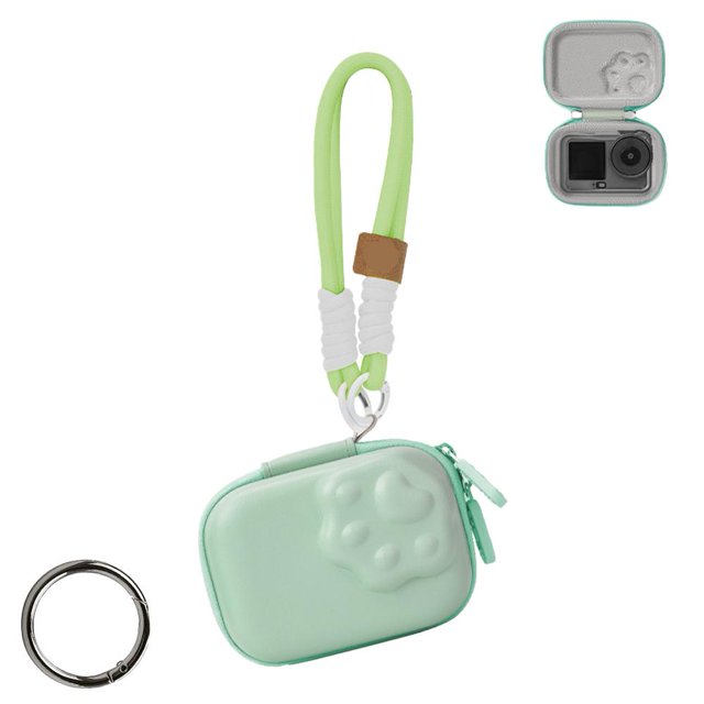 for dji Action6 Action Camera Carrying Case, Portable Mini Cat Paw Bag Lot V7
