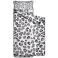 thumbnail image 2 of White and Gray Of Leopard Print Toddler Nap Mats for Kids Preschool,Sleeping Mat Bag or Kids,Toddler Sleeping Bag,Toddler Nap Mat or Daycare, 2 of 6