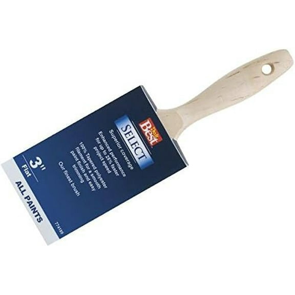Shur-Line 1769017 774189 Flat Paint, 3" Brush, 3"
