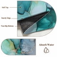 thumbnail image 4 of Abstract Teal Large Area Rugs 8x10 ft Blue Gold Marble Natural Stone Cracks Modern Washable Rug Non Slip Indoor Carpet Absorbent Floor Mat for Living Room Bedroom Dining Room, 4 of 9