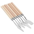 thumbnail image 5 of Art Spatula Tool Stainless Steel Painting Knife Pallets Wedges Student Beige, 5 of 9
