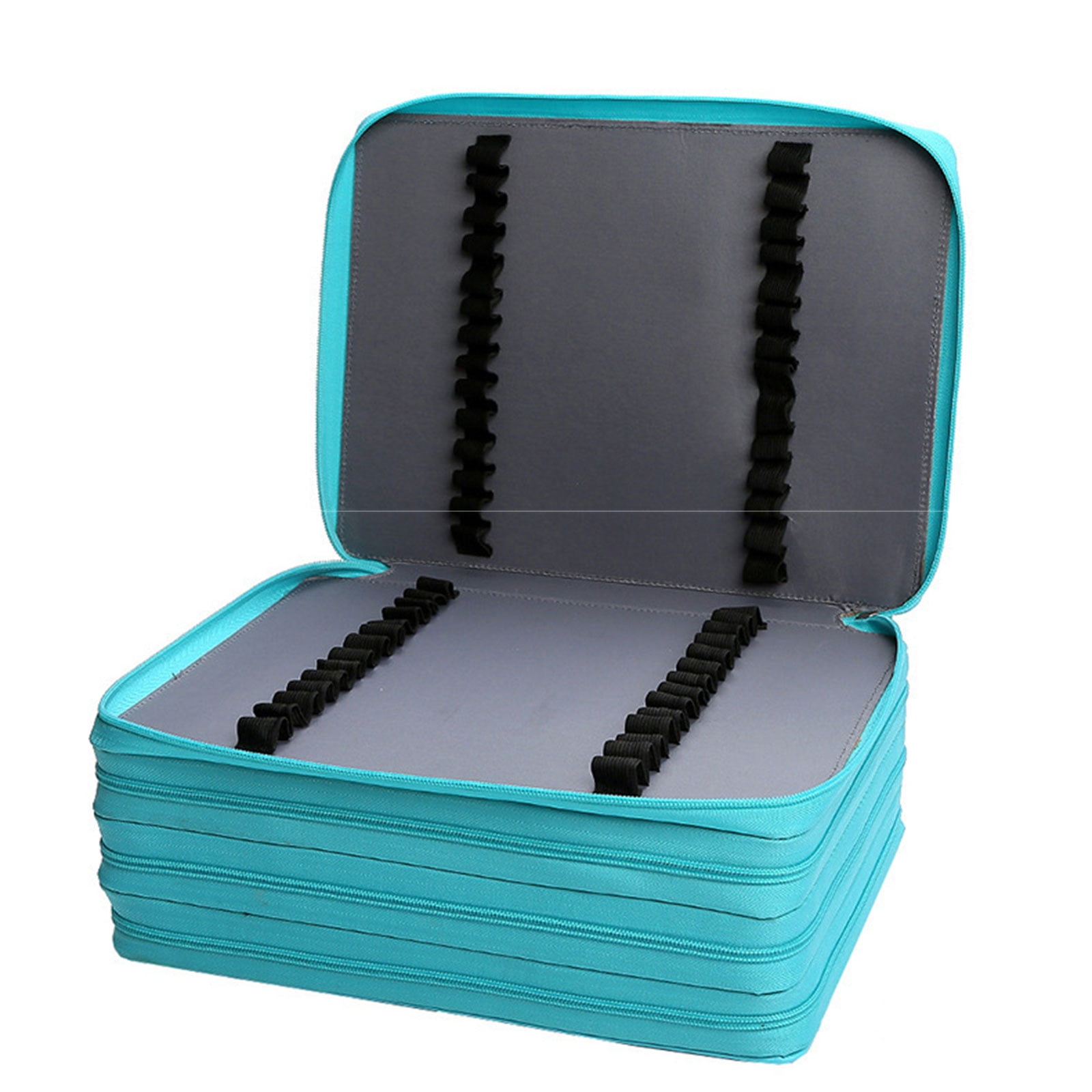 Multifunctional Zippers Storage Carrying Bag with Shoulder Strap Design Marker Pen Case Holder for 224 Marker Organizers