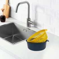 XGFHYJEH Colander, Small Colander, Berry Colander, Kitchen Colander, Fruit Colander, Small Colander for Fruit and Veggies, Metal Colander, Stainless Colander, Steel Colander