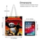 thumbnail image 5 of Kung Fu Panda Bolso de tela con estampado de lienzo para mujer, bolsa de compras reutilizable y estética, con cremallera interior, regalo para mujer,40*45cm., 5 of 6