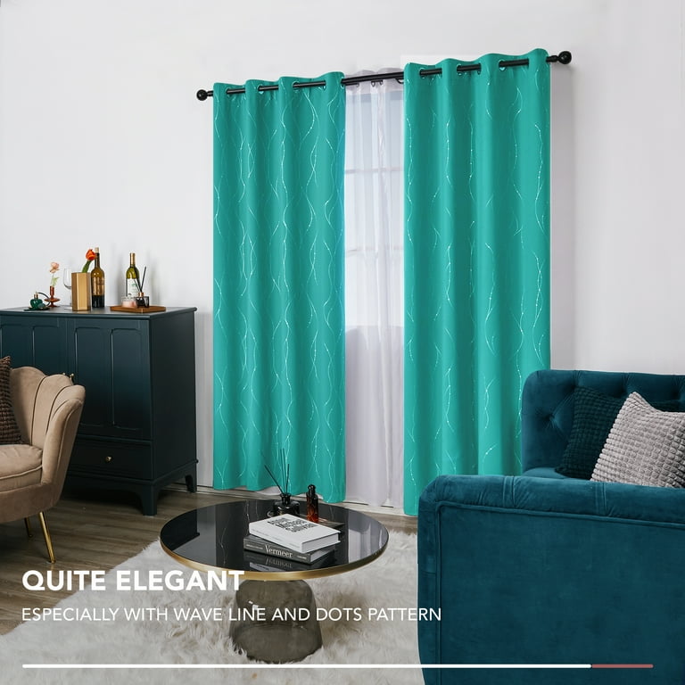 Light Turquoise Curtains
