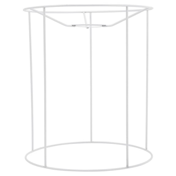 DIY Lampshade Frame for Home White Iron Material Great for Table and Desk Lamps 1 Piece