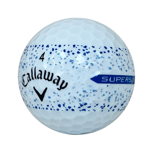 36 Callaway Supersoft Splatter 4A Blue by Mulligan Golf Balls - Used Golf Balls