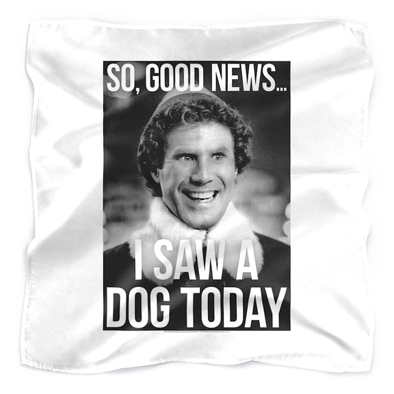 Elf Movie Must Love Dogs Bandana (21 in x 21 in)