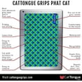 thumbnail image 2 of CatTongue Phat Cat Grips: Tablet Grip - Non-Slip Design - Functional & Durable - Comfortable & Grips on Everything - Easy to Apply and Remove - No Added Bulk - Recyclable - Grey, 2 of 7