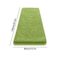 thumbnail image 3 of Luxury Bathroom Rug Shaggy Bath Mat 16 x 48 Inch, Washable Non Slip Bath Rugs for Bathroom Shower, Soft Plush Chenille Absorbent Carpets Mats, 3 of 7