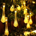 thumbnail image 1 of Guirnalda de luces solares impermeables para decoración al aire libre, guirnalda de gotitas de agua, luces de Fariy, Navidad, boda, fiesta, jardín, novedad de 2022, 1 of 4
