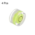 thumbnail image 3 of 4 Packs Round Bubble Level 13x7mm Mini Circular Bullseye Spirit Levels for Leveling Camera Tripod Telescope, Lime, 3 of 6