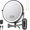 4000mah-9inch-30x-black, variant on PETGLE 9" Wall Mounted Lighted Makeup Mirror,4000mAh Rechargeable Double Sided 1X/30X Magnifying Mirror with Light,Touch Dimmable,Extended Arm 360 Rotation Wall Mounted Makeup Mirror 3 Color Lights-C