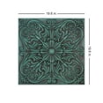 thumbnail image 2 of R139 - Spanish Silver Foam Glue-up Ceiling Tile in Antique Green (259.2 Sq.ft / Pack) - 96 Pieces, 2 of 3