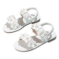 thumbnail image 6 of enyan Summer Shoes Toddler Girls Sandals Little Girls Kids Summer Shoes Toddler Sandals,White,Size 1.5, 6 of 6