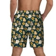 thumbnail image 4 of Balery Bear Sunflower Mens Swim Trunks Swim Shorts for Men Quick Dry Inseam Beach Shorts with Compression Liner Pocket-Medium, 4 of 9