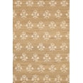 thumbnail image 2 of Hauteloom Albina Boho Hand Woven Wool and Jute Blend Natural Fiber Soft Area Rug - Traditional Floral Carpet for Living Room, Bedroom, Dining Room - Natural, Ivory, Beige - 8' x 10' (8x10), 2 of 13