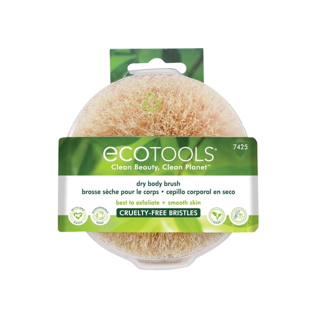 Cepillo seco EcoTools para el cuidado de la piel después de la ducha y el baño
