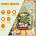 thumbnail image 2 of 14 Pcs 2'x4' Guansu Polycarbonate Greenhouse Panels - Twin-Wall, Waterproof UV Protected (For Backyard/DIY Mini Greenhouses, 2ft×4ft Size), 2 of 6