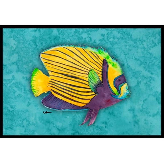 Carolines Treasures  Fish Tropical Indoor Or Outdoor Mat - 18 x 27 in.