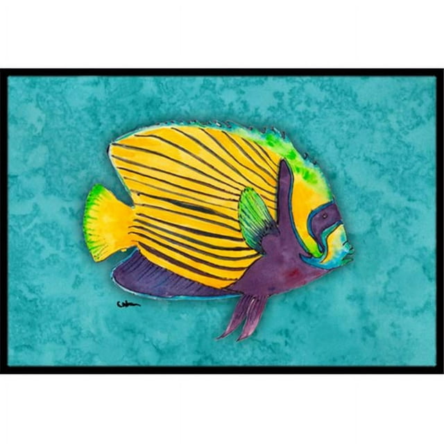 Carolines Treasures 8674MAT Tapis d'Intérieur Ou d'Extérieur de Poisson Tropical - 18 x 27 Po.