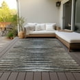 thumbnail image 6 of Addison Rugs Chantille Indoor/Outdoor Traditional Stripes Brown Washable Rectangle Rug, 5' x 7'6", 6 of 6