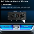 thumbnail image 2 of Módulo de panel de control del calentador de aire acondicionado Unique Bargains para Mack Ch613 cv713 2001 2002 2003 2004 2005 Unidad de temperatura HVAC No. 111225/7787880011/1000149542, 2 of 7