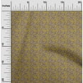 thumbnail image 2 of oneOone Viscose Jersey Dark Mustard Fabric Kalamkari Quilting Supplies Print Sewing Fabric By The Yard 60 Inch Wide, 2 of 5