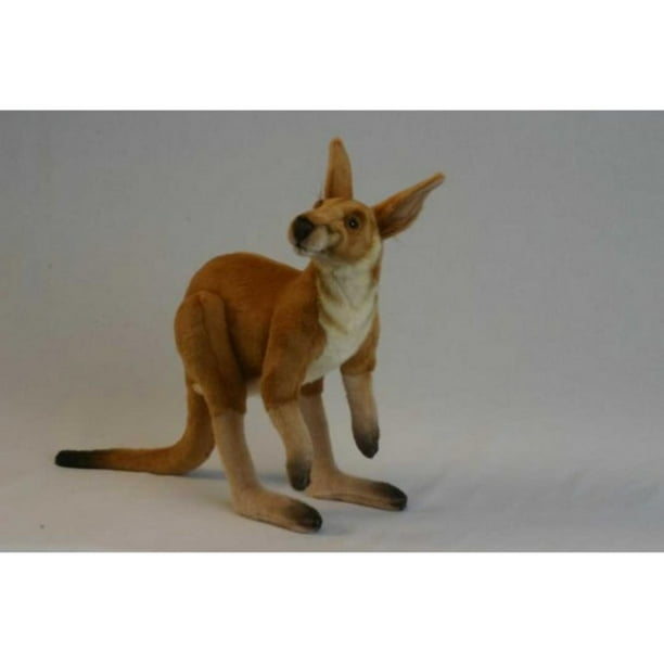 Set of 2 Lifelike Handcrafted Extra Soft Plush Male Kangaroo Stuffed
