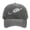 Washed Light Grey, variant on Unisex Washed Cotton Baseball Cap, Gone Fishing Lettering with Fish & Fishing Hook Embroidered Low Profile Dad Hat, Adjustable Outdoor Sun Protection Hat for Fisherman