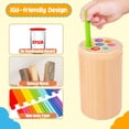 thumbnail image 7 of Wooden Montessori Baby Toddler Toys: 3 in 1 Learning Fine Motor Skills Toys, Educational Color Sorting Sensory Toys for 1-3 Toddlers, Boys Girls Toys Gifts, 7 of 7
