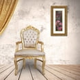thumbnail image 3 of Bo, Li 9x18 Gold Ornate Wood Framed with Double Matting Museum Art Print Titled - Pink Azalea Garden II, 3 of 4