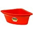 thumbnail image 3 of Little Giant 26 Quart Plastic Hanging Corner Livestock Feeder Bucket, Red, 3 of 4