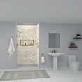 thumbnail image 3 of Transolid SWKX48368412-49V Saramar 48" W X 36" D X 96" H Six Panel Shower Wall Kit - Sand, 3 of 5