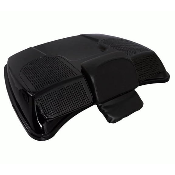 Saddle Tramp BC-TP6914U Tour-Pak Lid w/ Speaker Adapters - Vivid Black - Each