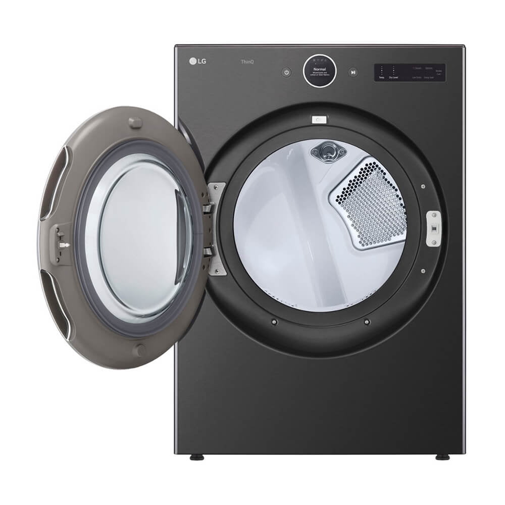 LG DLGX6701B 7.4 Cu. Ft. Black Stainless Front Load Stackable Smart Gas Dryer