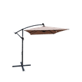 thumbnail image 6 of Rectangular Outdoor Umbrella, Outdoor Essentials, with Solar LED Lights, Waterproof Design 6 Umbrella Bones Reinforced with Winch Cross Base Patio Pool Deck Sun Shade Night Choice, 2x3 Meter, 6 of 6