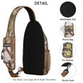 thumbnail image 3 of Paisley Crossbody Sling Backpack for Men - Womens Fashion Sling Bag with Adjustable Shoulder Straps for Travel Hiking Chest Bag Daypack Anti-theft Purse, 3 of 6
