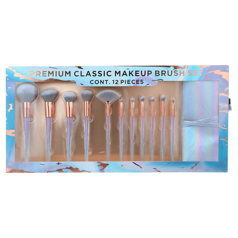 12pc Premium Classic Makeup Brush Set - Walmart.com