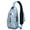 Sky-blue-24, variant on Kawaii Llama Face Print Sling Backpack, Lightweight Crossbody Daypack with Adorable Alpaca Cartoon Pattern, Funny and Cute Design, Anti-theft Travel Bag for Outdoor, Gym, Daily Use