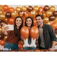 thumbnail image 2 of PMU Thanksgiving Turkey Drumstick Headband and 24in Giant Turkey Drumstick Inflatable Set Party Costume Accessories (2/Pkg) Pkg/1, 2 of 7