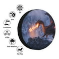 thumbnail image 4 of Yiaed Winter Fire Dragon Print Print Tire Wheel Cover, tire covers for trailers,rv wheel covers,rv tire covers, camper tire covers,tire covers for cars-16 inch, 4 of 6