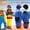 Blue, variant on beishanbush Gloves Mittens Winter Outdoor Kids Snow Skating Snowboarding Windproof Warm Ski Gloves Blue